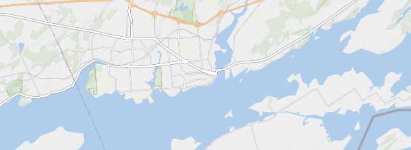 Map of Kingston (Canada)