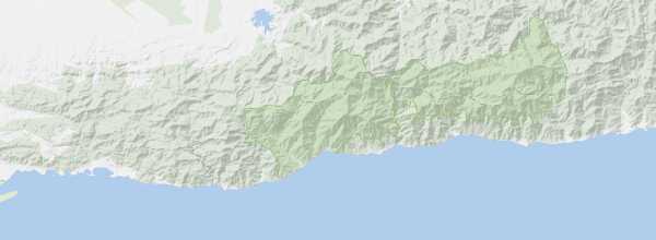 Map of Sierra Maestra
