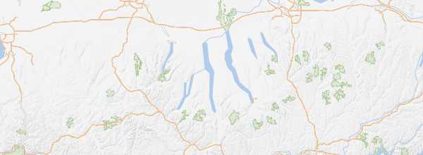 Map of Finger Lakes