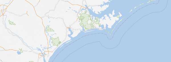 Map of Crystal Coast