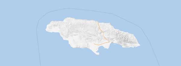 Map of Jamaica
