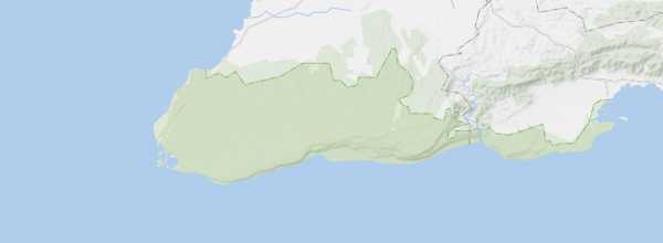Map of Desembarco del Granma National Park
