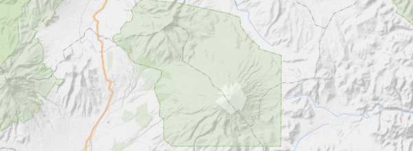 Map of Cotopaxi National Park