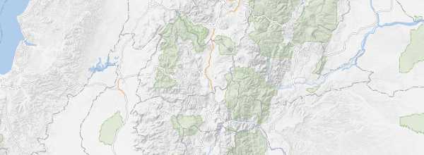Map of Avenue of Volcanoes