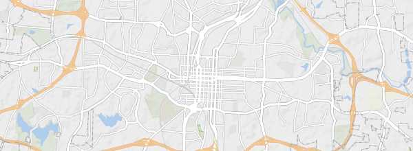 Map of Raleigh