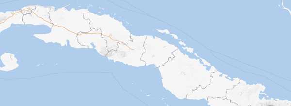 Map of Central Cuba