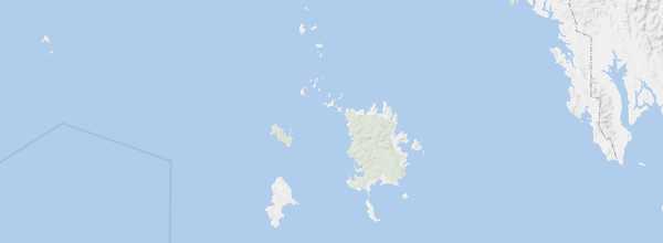 Map of Pearl Islands