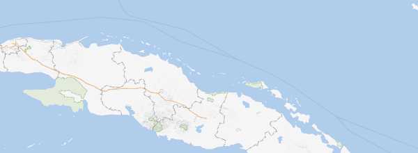 Map of Sabana-Camagüey Archipelago