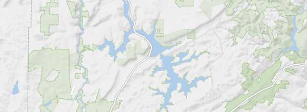 Map of Deep Creek Lake