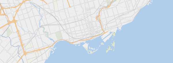 Map of Toronto