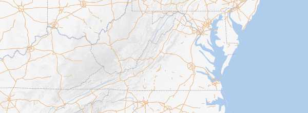 Map of Virginia