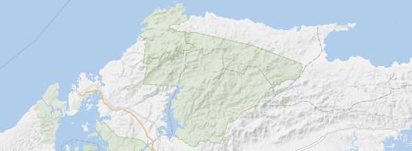 Map of Chagres National Park