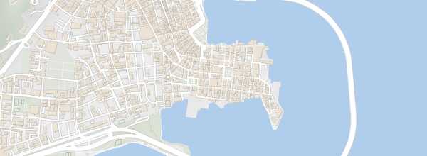 Map of Historic Centre of Panama City