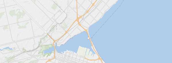 Map of Burlington (Canada)