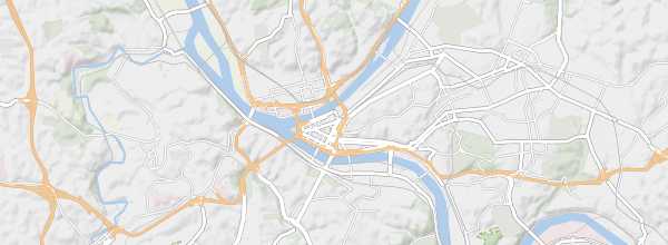 Map of Pittsburgh