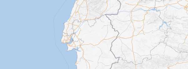 Map of Central Portugal