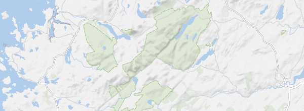 Map of Glenveagh National Park