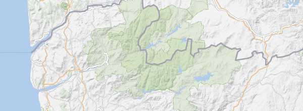 Map of Peneda-Gerês National Park