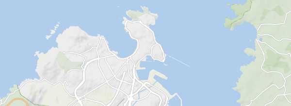 Map of A Coruña