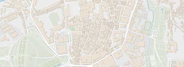 Map of Old Town of Santiago de Compostela