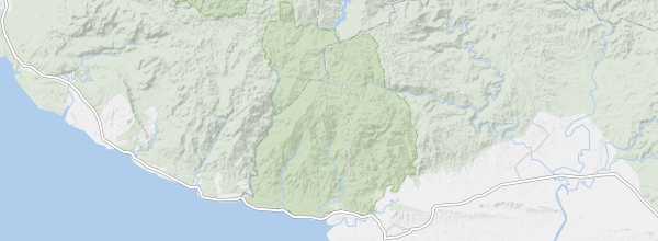 Map of Topes de Collantes Nature Reserve