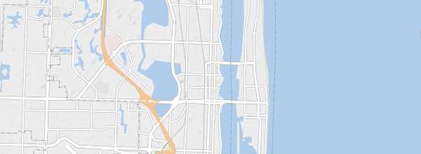 Map of West Palm Beach