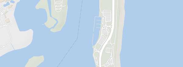 Map of Haulover Sandbar