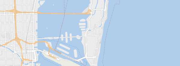 Map of Miami Beach