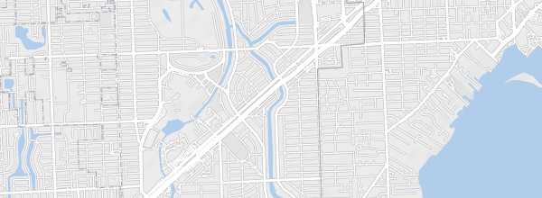 Map of Coral Gables