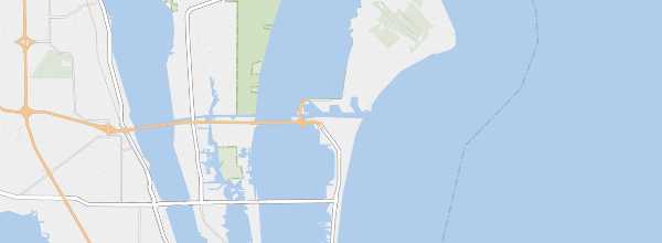 Map of Cape Canaveral