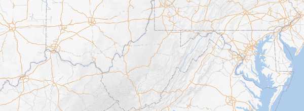 Map of West Virginia