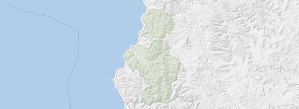 Map of Machalilla National Park