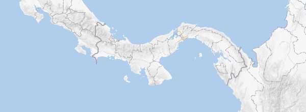 Map of Panama