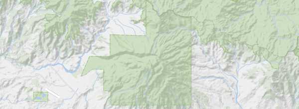 Map of Baru Volcano