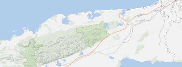 Map of Sierra del Rosario