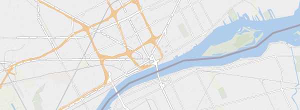 Map of Detroit
