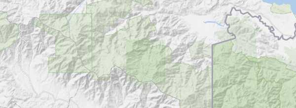 Map of La Amistad National Park