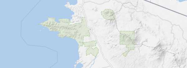 Map of Guanacaste Conservation Area