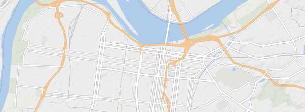 Map of Louisville