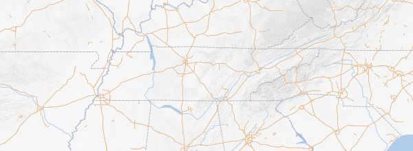 Map of Tennessee