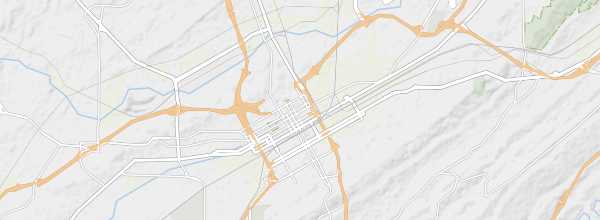 Map of Birmingham (Alabama)