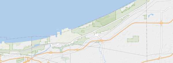 Map of Indiana Dunes State Park
