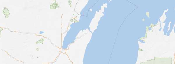 Map of Door County