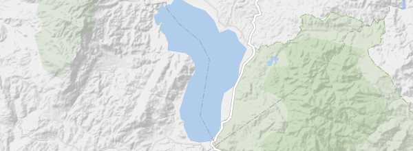 Map of Lake Yojoa