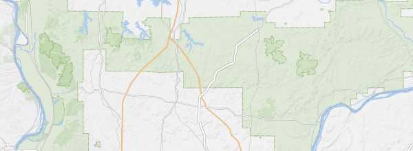 Map of Shawnee National Forest