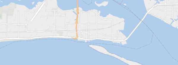 Map of Biloxi