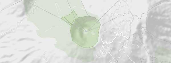 Map of San Salvador Volcano