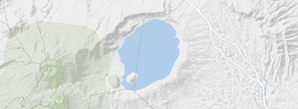 Map of Lake Coatepeque