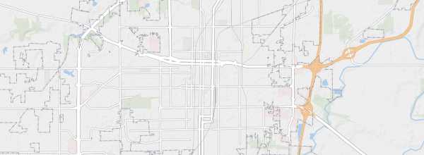 Map of Springfield (Illinois)