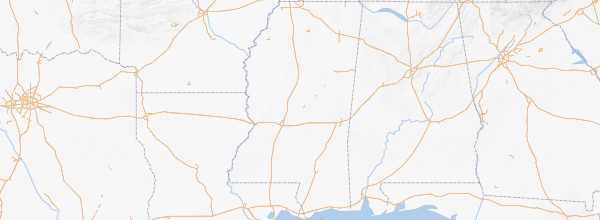 Map of Mississippi